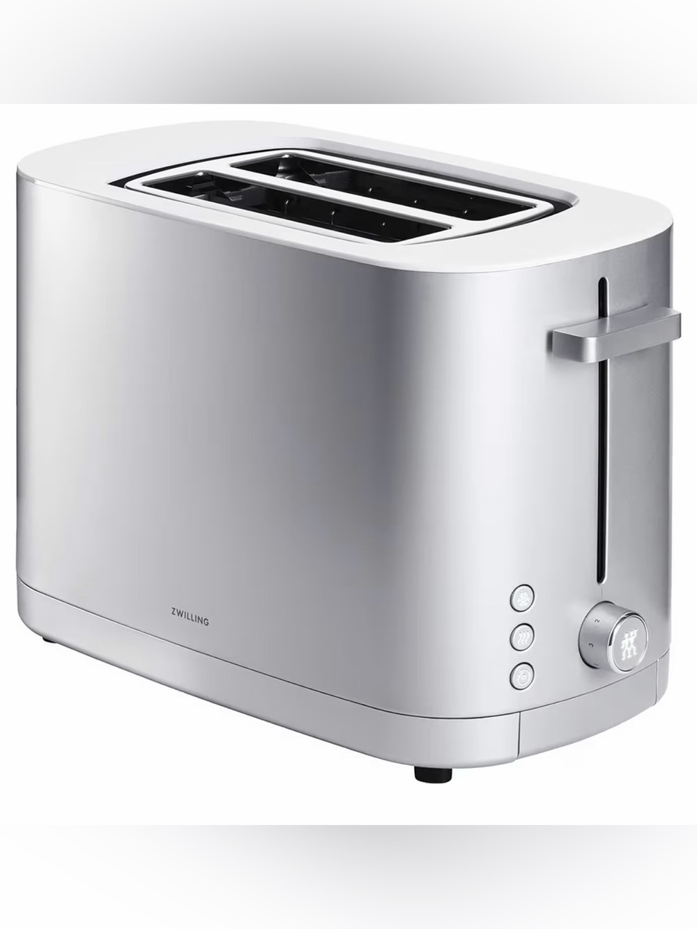 Zwilling 2-Slice Toaster – Sleek White Stainless Design